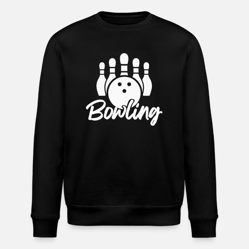 bowling - Sweat bio ROLLER Stanley/Stella Unisexe - noir