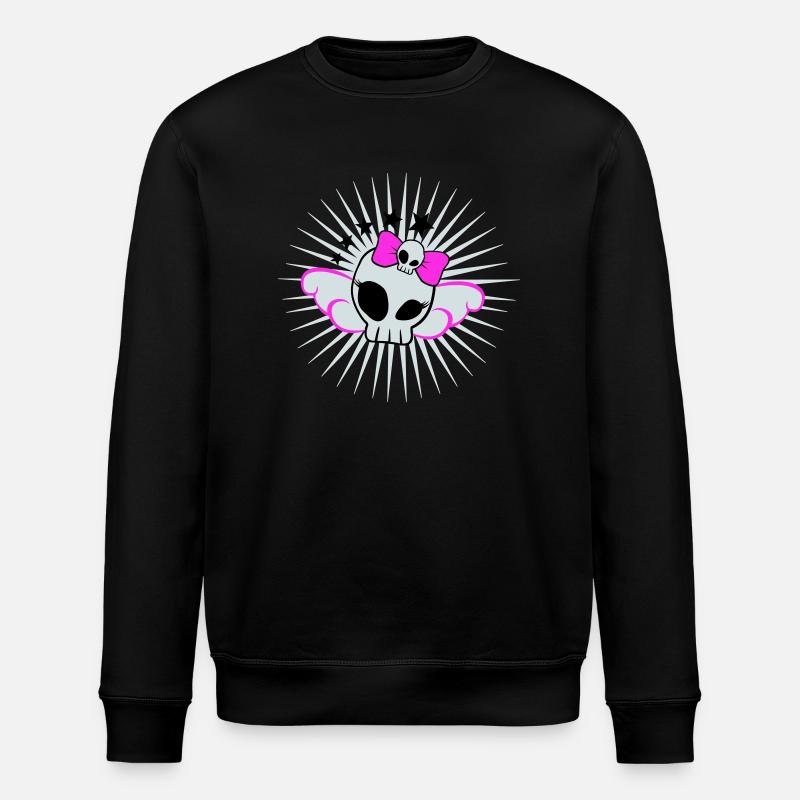 Skull Girl - Sweat bio ROLLER Stanley/Stella Unisexe - noir