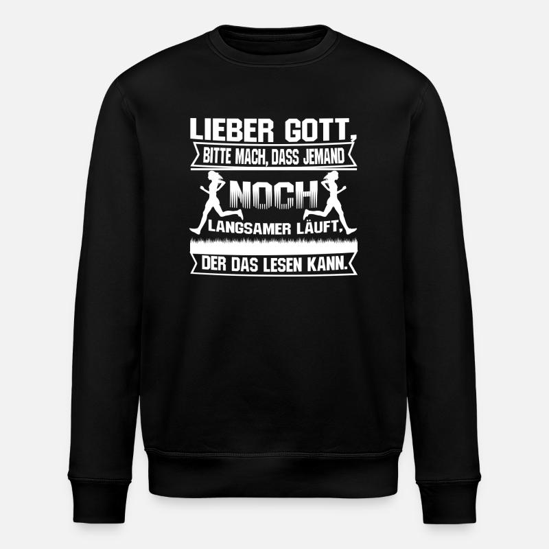 Bitte mach, dass ... - Stanley/Stella Unisex Bio-Sweatshirt ROLLER - Schwarz