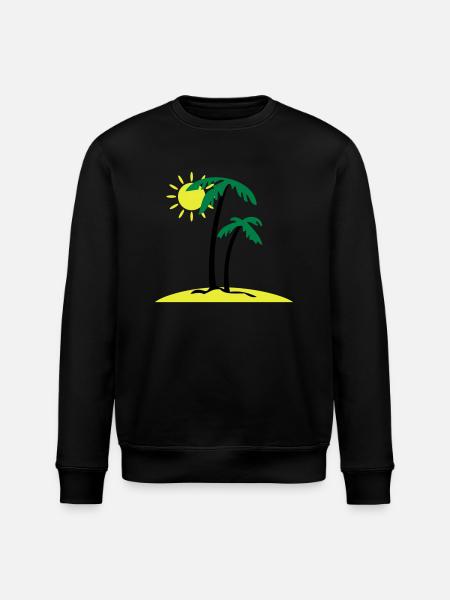 Palminsel - Stanley/Stella Unisex Bio-Sweatshirt ROLLER - Schwarz