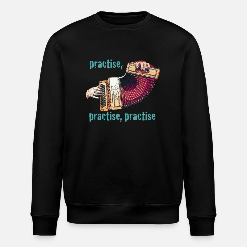 practice box - Stanley/Stella ROLLER Unisex Organic Sweatshirt - black