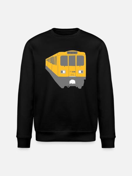 Berlin Train U1 - Stanley/Stella Unisex Bio-Sweatshirt ROLLER - Schwarz
