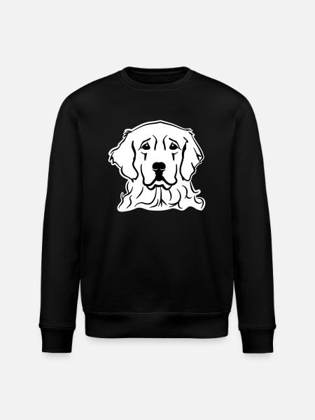 Golden Retriever - Stanley/Stella ROLLER Unisex Organic Sweatshirt - black