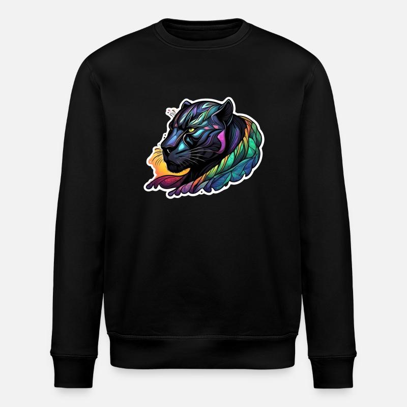 Panthère - Sweat bio ROLLER Stanley/Stella Unisexe - noir