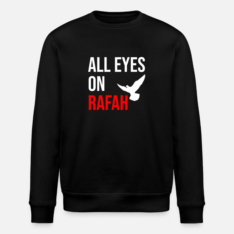 ALL EYES ON RAFAH - Stanley/Stella ROLLER Unisex Organic Sweatshirt - black