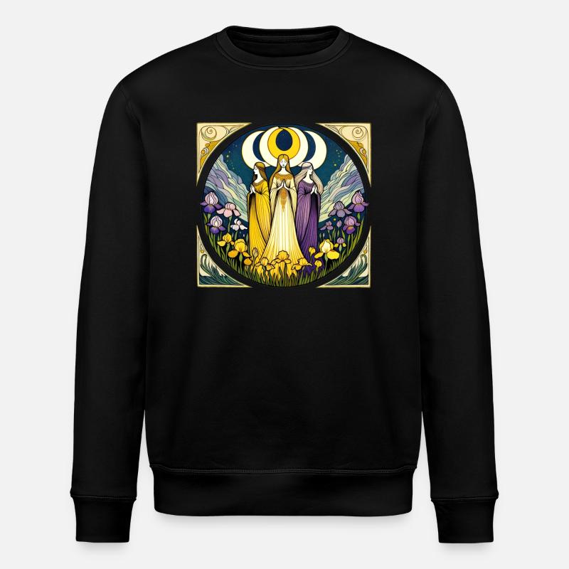 Triple Goddess - Stanley/Stella ROLLER Unisex Organic Sweatshirt - black