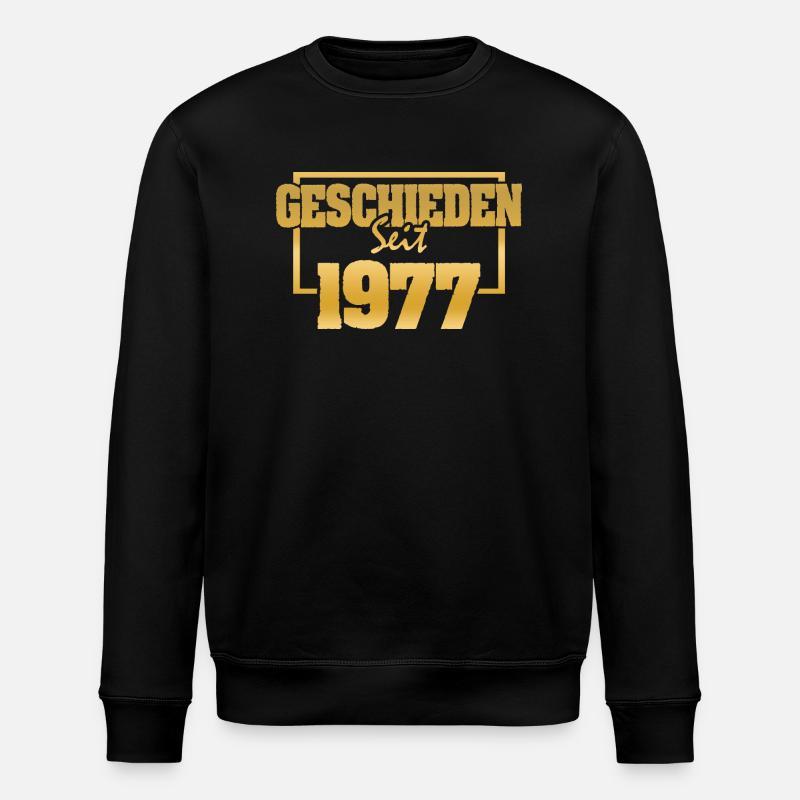 Mariage 1977 - Sweat bio ROLLER Stanley/Stella Unisexe - noir