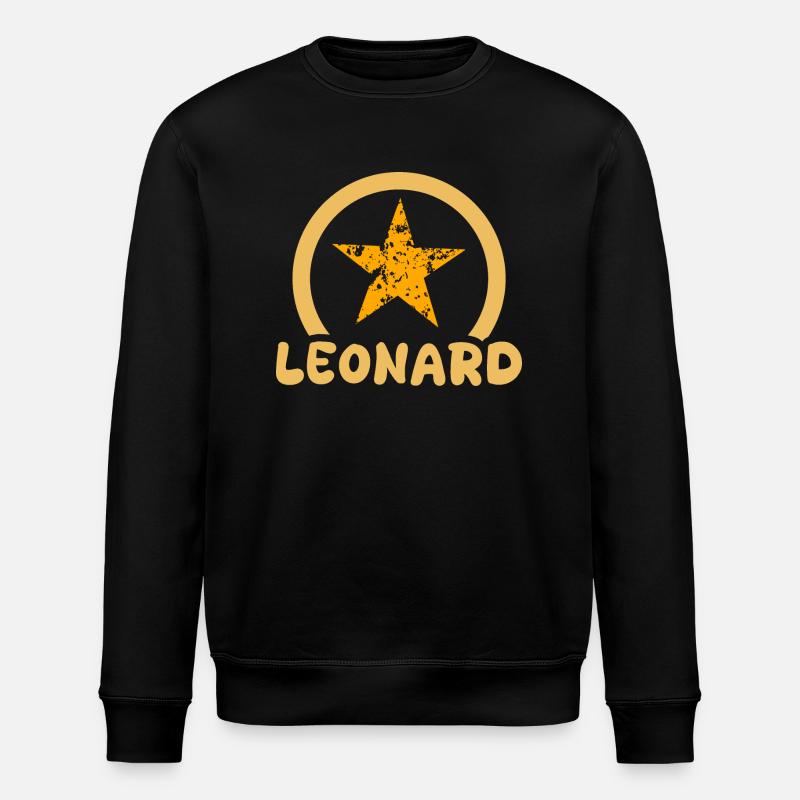 Gift for Leonard - Stanley/Stella ROLLER Unisex Organic Sweatshirt - black