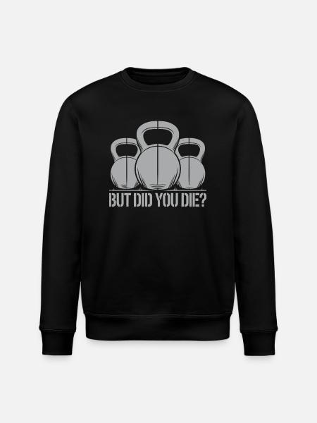 Motivation med humor til gymnastiksalen - Stanley/Stella økologisk unisex-sweatshirt ROLLER - sort