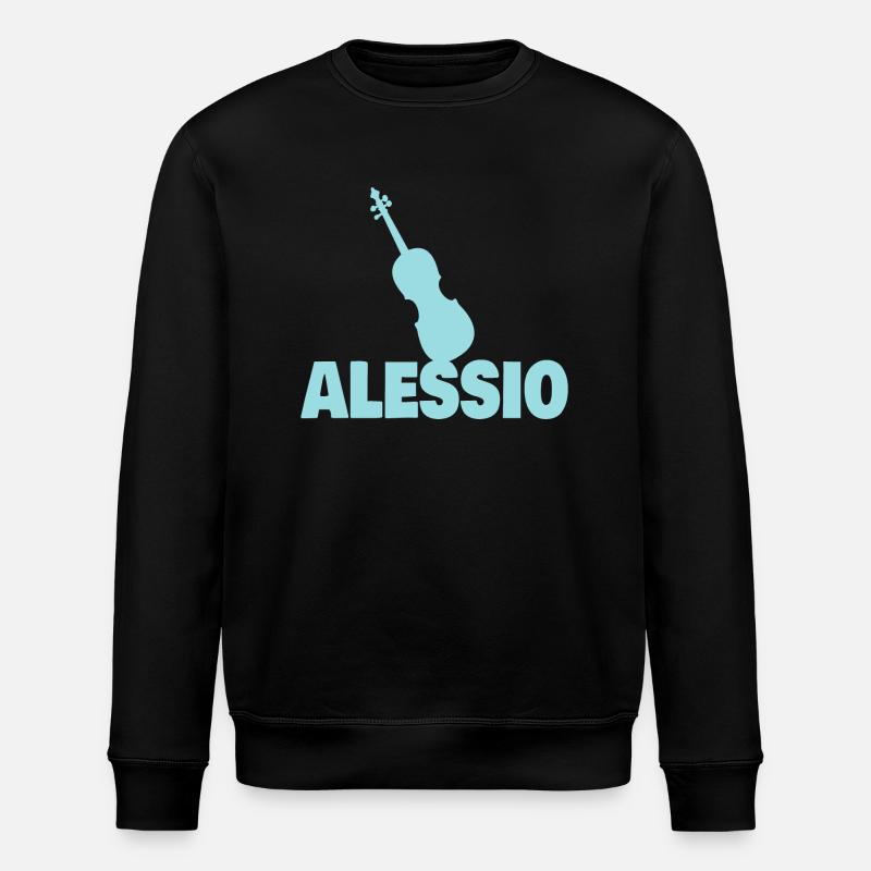 Bratsche Alessio - Stanley/Stella Unisex Bio-Sweatshirt ROLLER - Schwarz