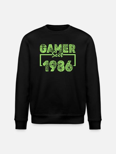 1986 - Stanley/Stella Unisex Bio-Sweatshirt ROLLER - Schwarz