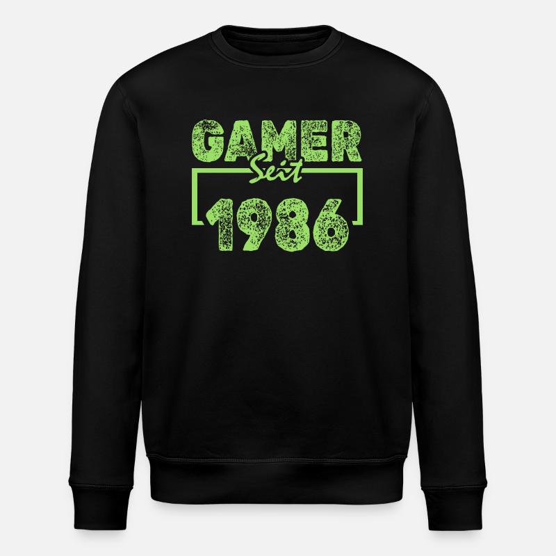 1986 - Stanley/Stella Unisex Bio-Sweatshirt ROLLER - Schwarz