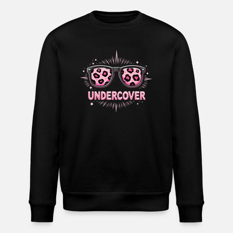 Sunglasses & Costume - Funny Motif - Stanley/Stella ROLLER Unisex Organic Sweatshirt - black