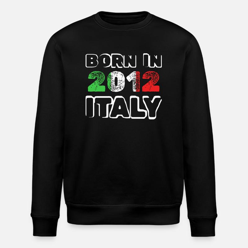 Italy 2012 - Stanley/Stella ROLLER Unisex Organic Sweatshirt - black
