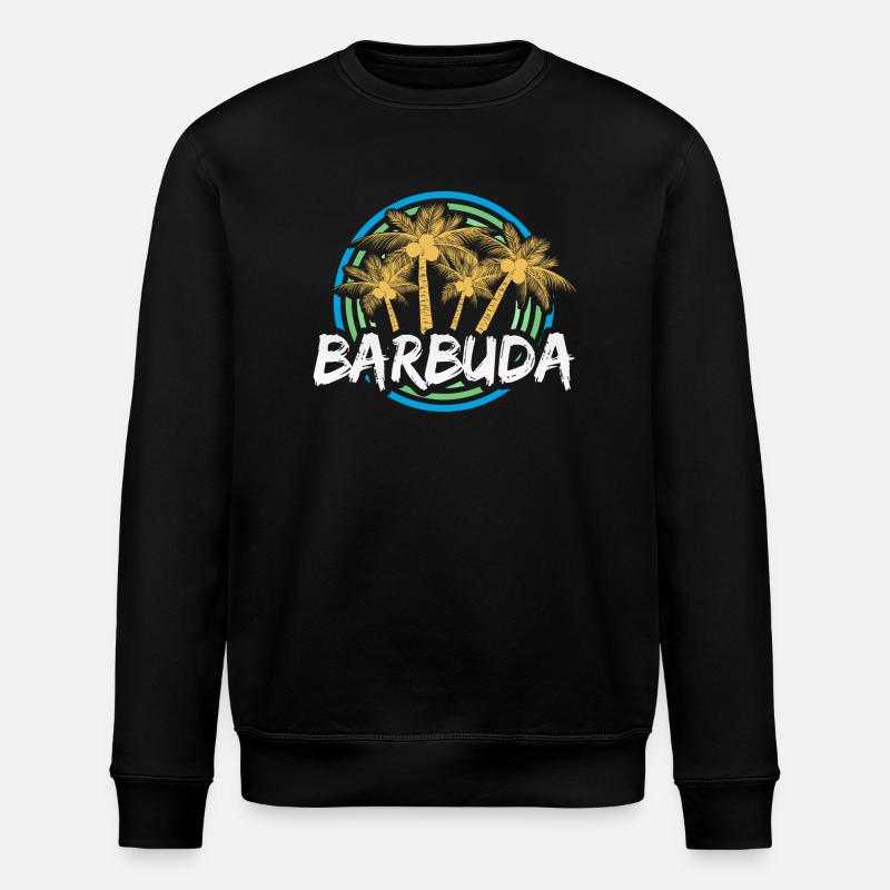 Geschenk für Barbuda - Stanley/Stella Unisex Bio-Sweatshirt ROLLER - Schwarz