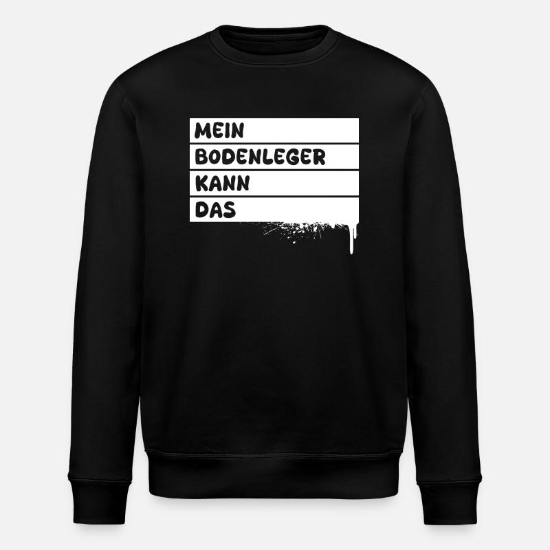 Flooring installers - Stanley/Stella ROLLER Unisex Organic Sweatshirt - black