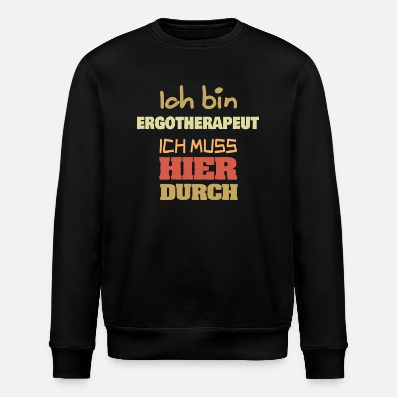 Ergothérapeute - Sweat bio ROLLER Stanley/Stella Unisexe - noir