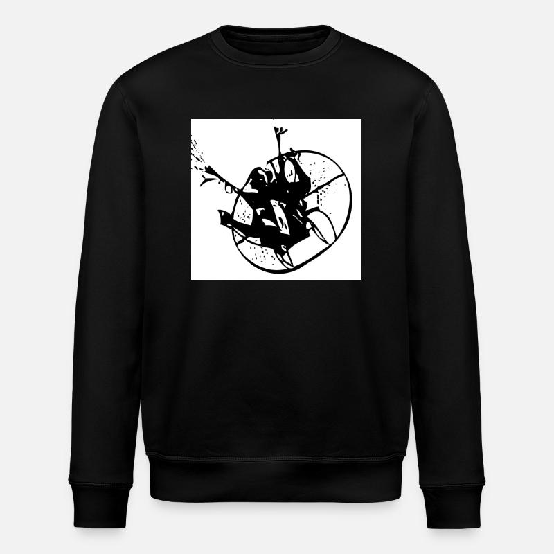 PARAMOTEUR - Sweat bio ROLLER Stanley/Stella Unisexe - noir