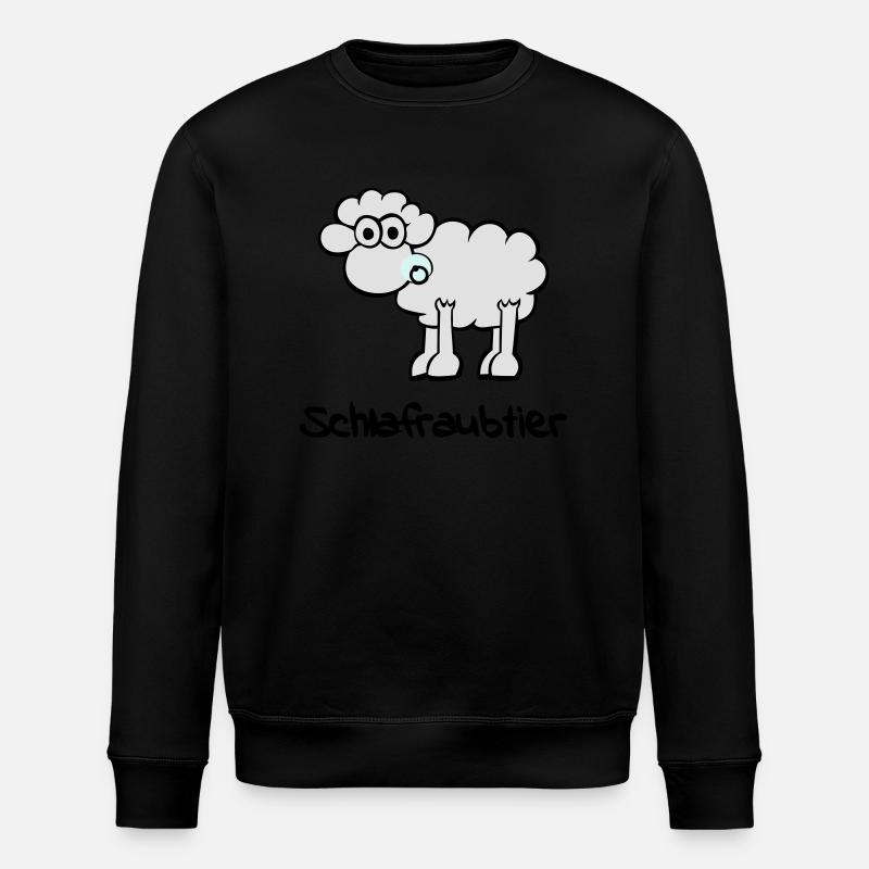 Schlafraubtier - Stanley/Stella Unisex Bio-Sweatshirt ROLLER - Schwarz