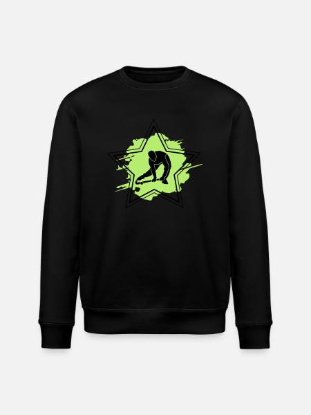 Hockey Star - Stanley/Stella ROLLER Unisex Organic Sweatshirt - black