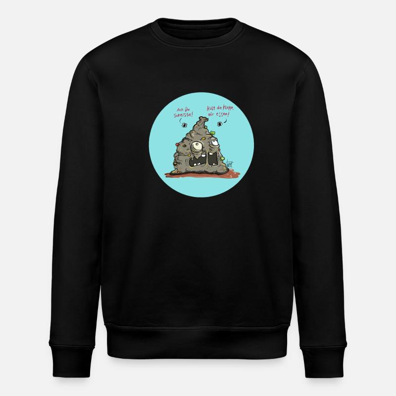 Leckeres Essen - Stanley/Stella Unisex Bio-Sweatshirt ROLLER - Schwarz