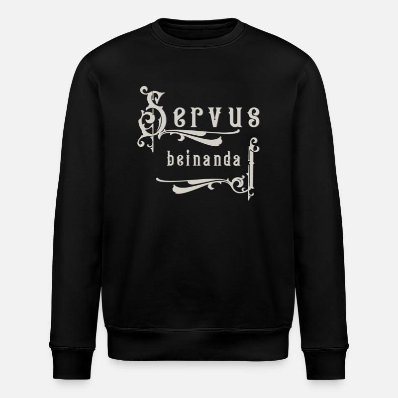 Servus beinanda - Sweat bio ROLLER Stanley/Stella Unisexe - noir