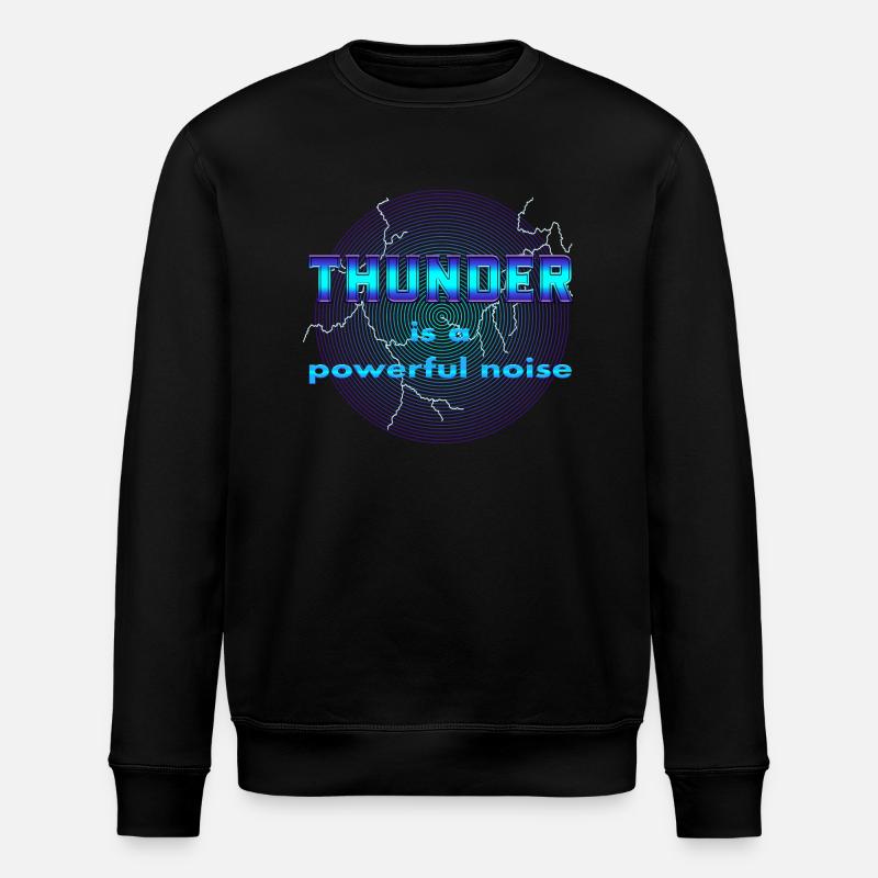 Thunder - Stanley/Stella Unisex Bio-Sweatshirt ROLLER - Schwarz