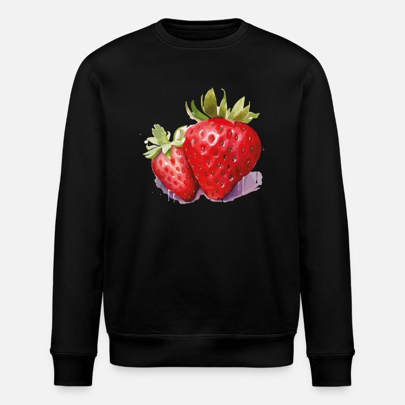 fraise - Sweat bio ROLLER Stanley/Stella Unisexe - noir
