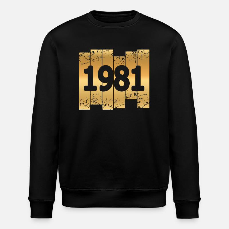 1981 - Stanley/Stella Unisex Bio-Sweatshirt ROLLER - Schwarz