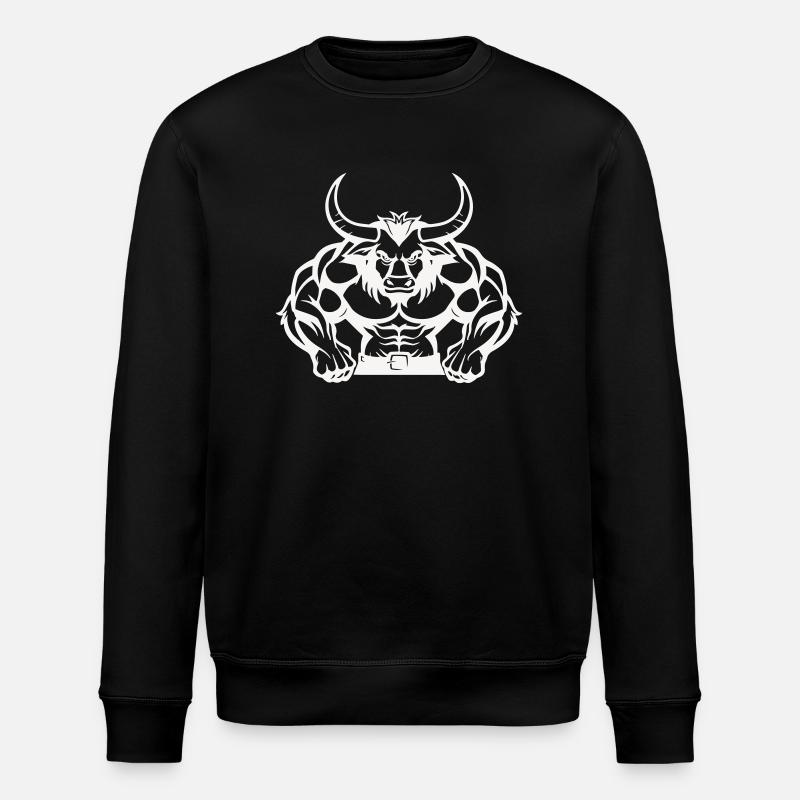 Bête taureau - Sweat bio ROLLER Stanley/Stella Unisexe - noir