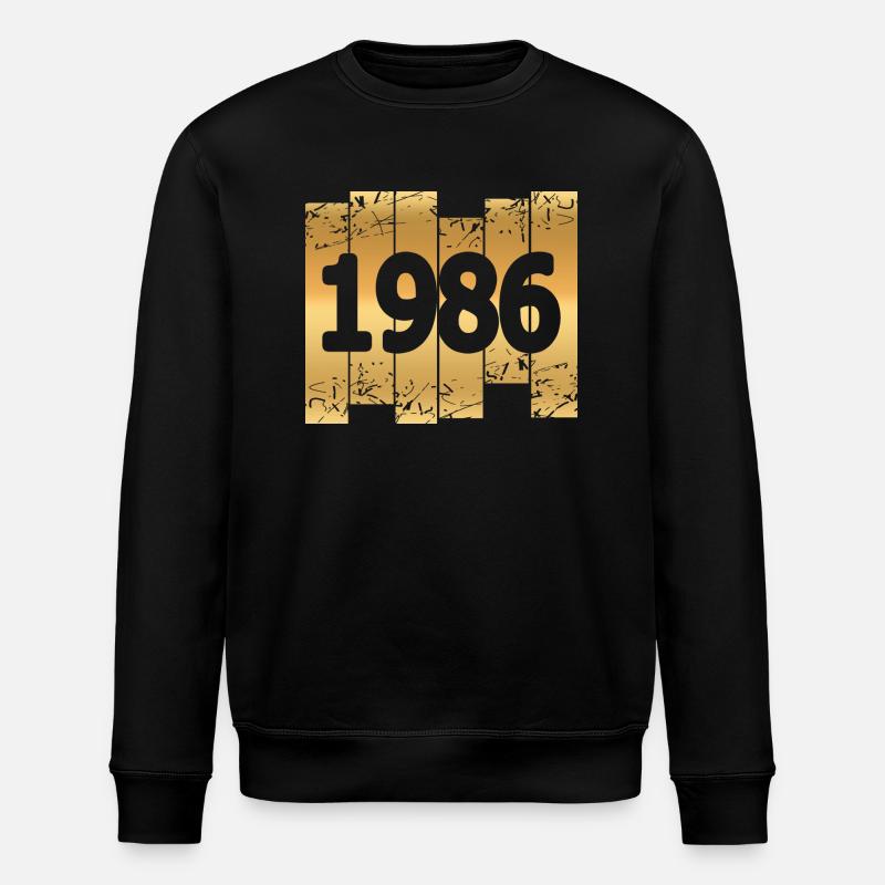 Doré 1986 - Sweat bio ROLLER Stanley/Stella Unisexe - noir