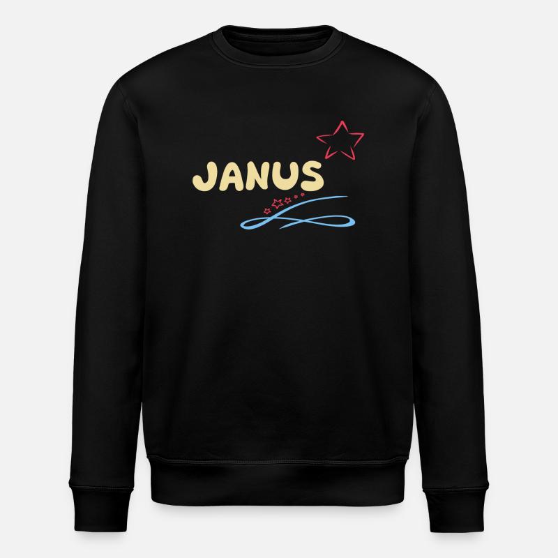 Gift Janus - Stanley/Stella ROLLER Unisex Organic Sweatshirt - black