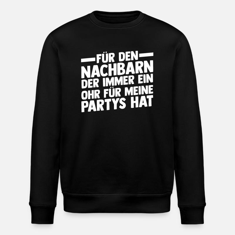Quartier Meilleur voisin - Sweat bio ROLLER Stanley/Stella Unisexe - noir