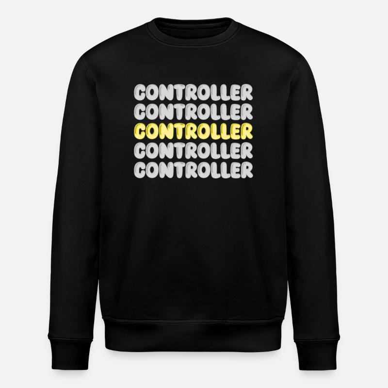 Arbeit Controller - Stanley/Stella Unisex Bio-Sweatshirt ROLLER - Schwarz
