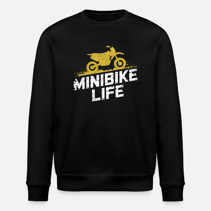 Small bikes, big passion - Stanley/Stella ROLLER Unisex Organic Sweatshirt - black