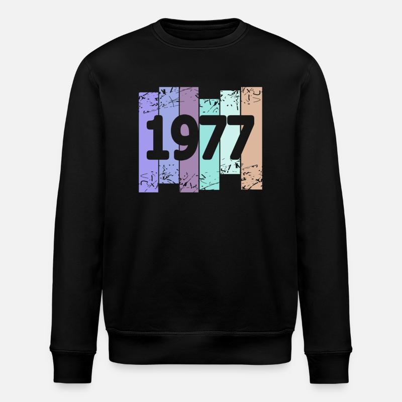 Oldtimer 1977 - Stanley/Stella Unisex Bio-Sweatshirt ROLLER - Schwarz