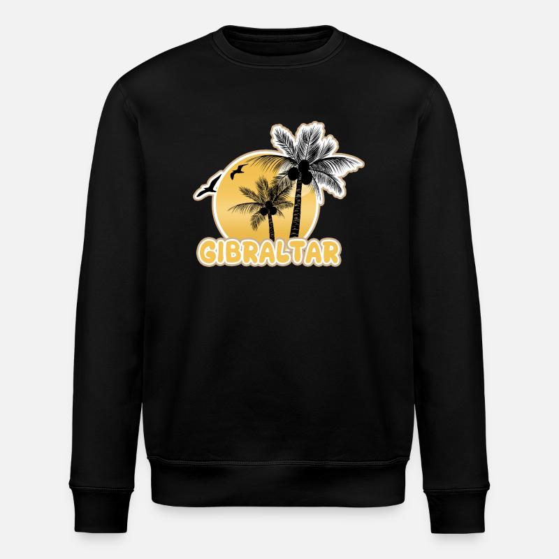 Gibraltar - Stanley/Stella ROLLER Unisex Organic Sweatshirt - black
