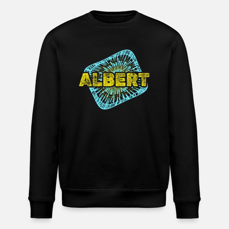 Albert as a leisure time - Stanley/Stella ROLLER Unisex Organic Sweatshirt - black