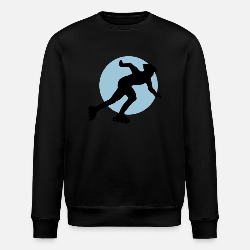 inliner_2c - Stanley/Stella Unisex Bio-Sweatshirt ROLLER - Schwarz