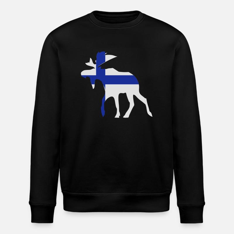 Finlande - Sweat bio ROLLER Stanley/Stella Unisexe - noir