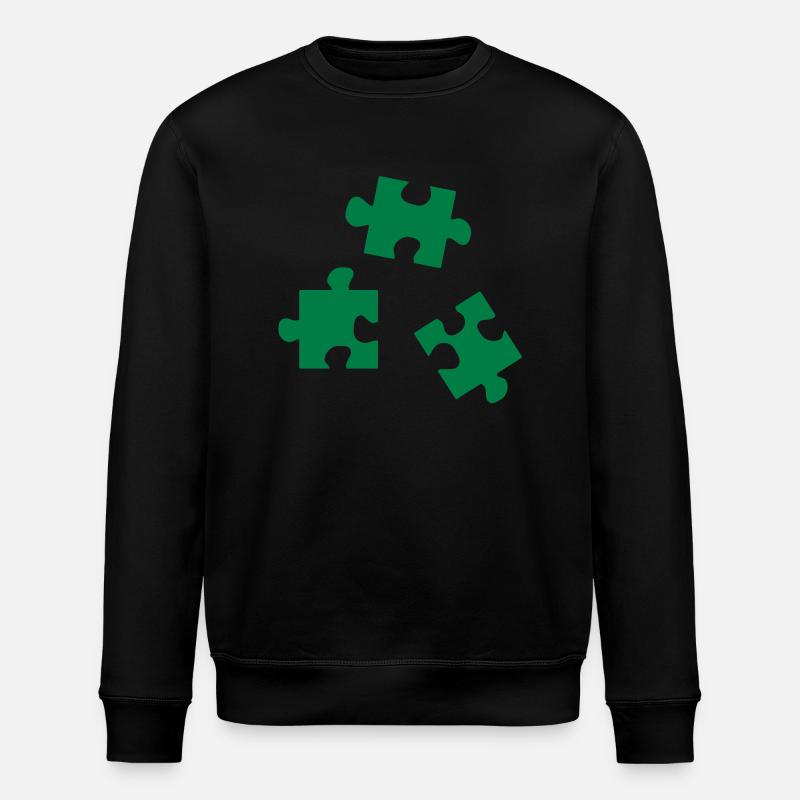 jigsaw puzzle - jigsaw puzzle - Sweat bio ROLLER Stanley/Stella Unisexe - noir