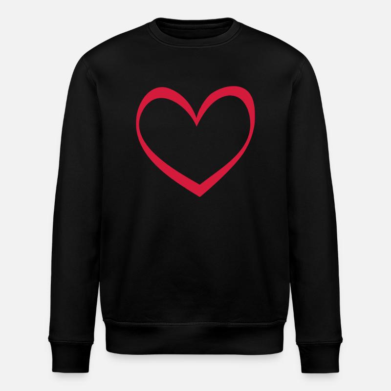 herz__f1 - Sweat bio ROLLER Stanley/Stella Unisexe - noir