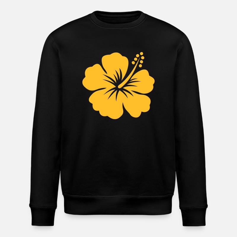 hibiscus tahiti - Sweat bio ROLLER Stanley/Stella Unisexe - noir