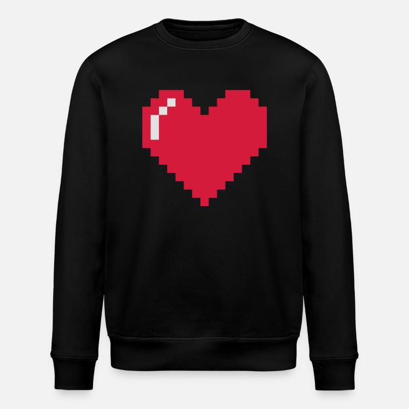 Amour de pixel - Sweat bio ROLLER Stanley/Stella Unisexe - noir