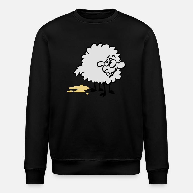 Pisse moutons - Sweat bio ROLLER Stanley/Stella Unisexe - noir