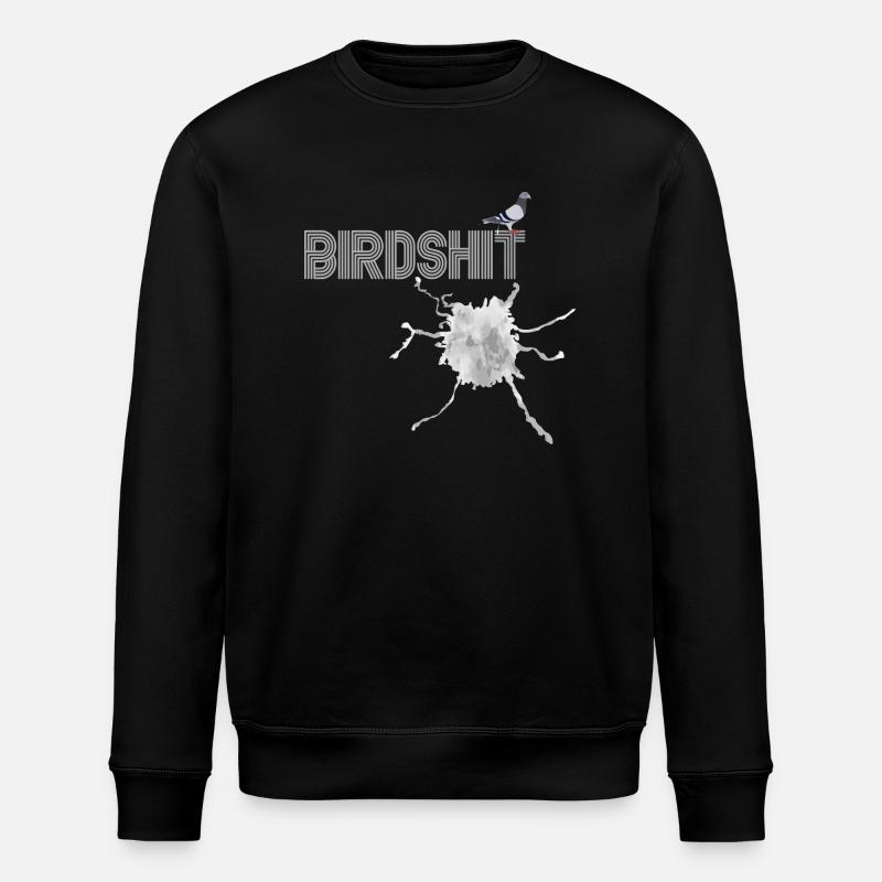 BIRDSHIT - TSHIRT - Stanley/Stella Unisex Bio-Sweatshirt ROLLER - Schwarz
