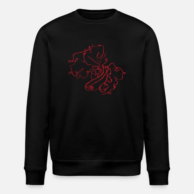 Poisson de combat - Sweat bio ROLLER Stanley/Stella Unisexe - noir