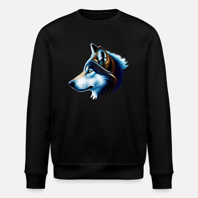 Loup - Sweat bio ROLLER Stanley/Stella Unisexe - noir