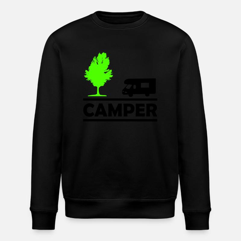 campeur - Sweat bio ROLLER Stanley/Stella Unisexe - noir
