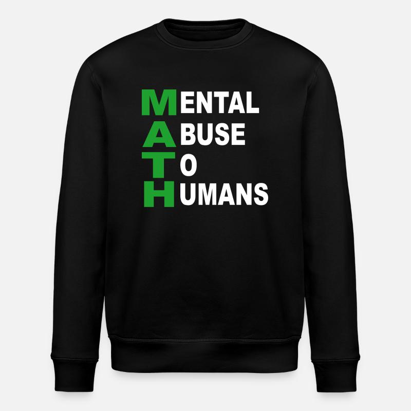 Matematik siger - Stanley/Stella økologisk unisex-sweatshirt ROLLER - sort